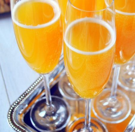 Peachy Mimosas Recipe 