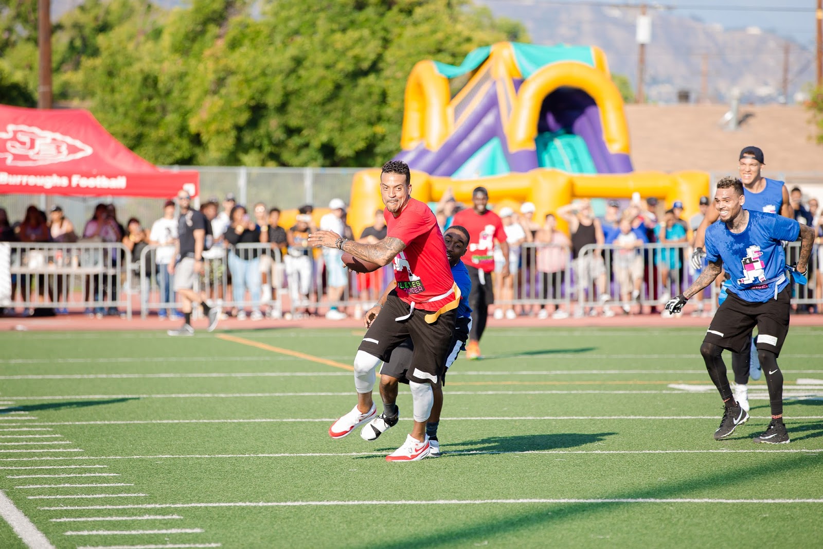 Photos Athletes Vs Cancer Celebrity Football game hosted by Matt