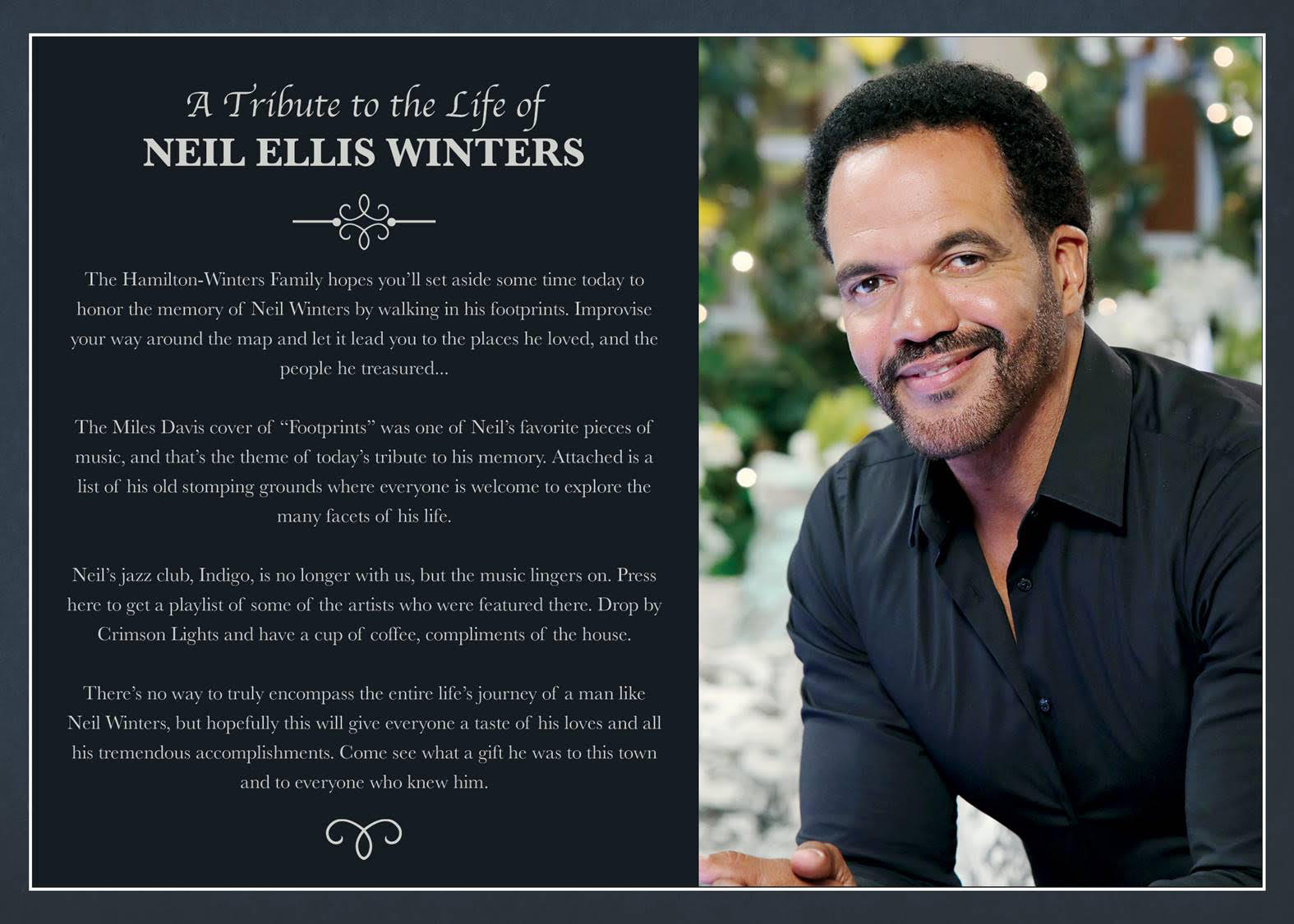 Y & R Neil Winters Tribute