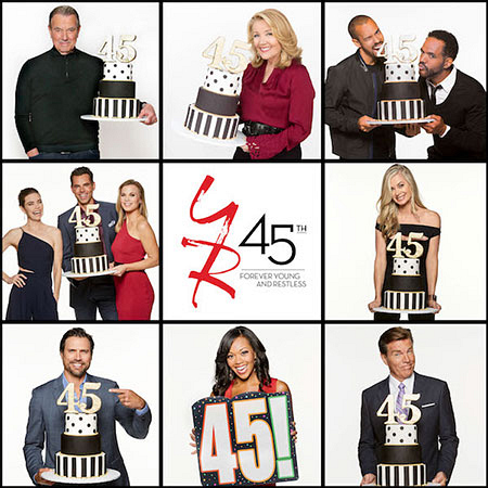 The Young ad the Restless 45th anniversary