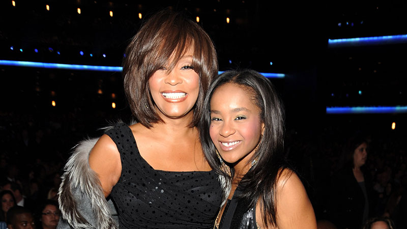 Whitney Houston and Bobbi Kristina Brown