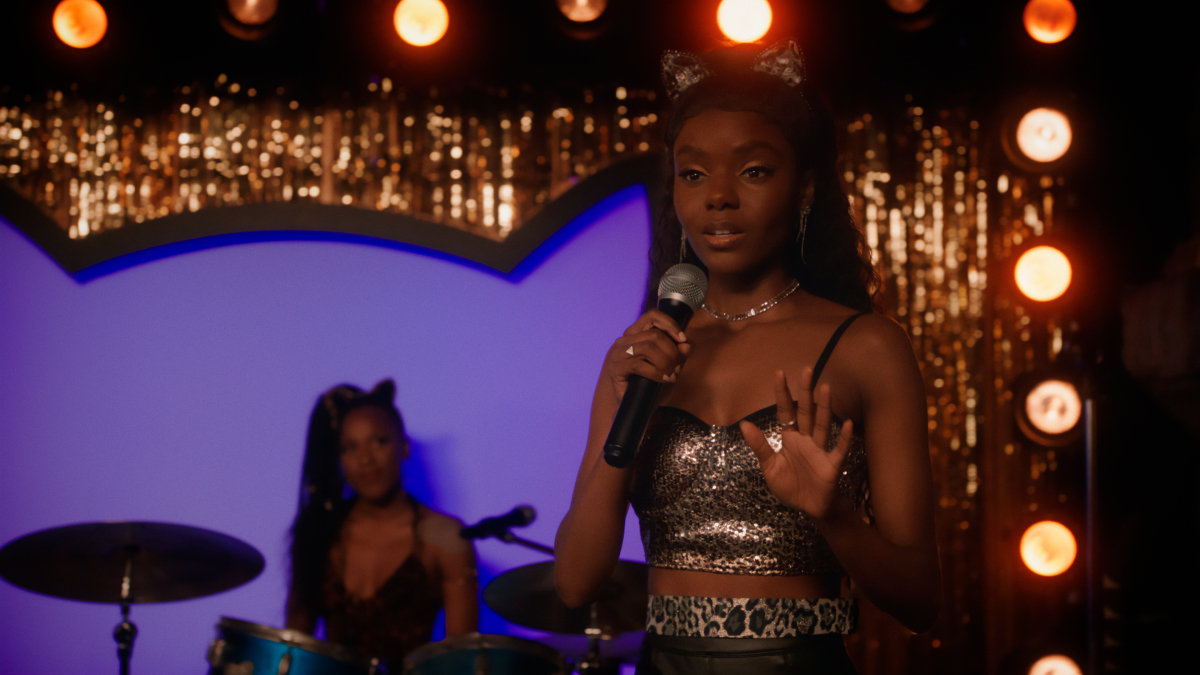  “Chapter Ninety-One: The Return of The Pussycats” -- Image Number: RVD515fg_0038r -- Pictured: Ashleigh Murray as Josie McCoy -- Photo: The CW -- © 2021 The CW Network, LLC. All Rights Reserved.