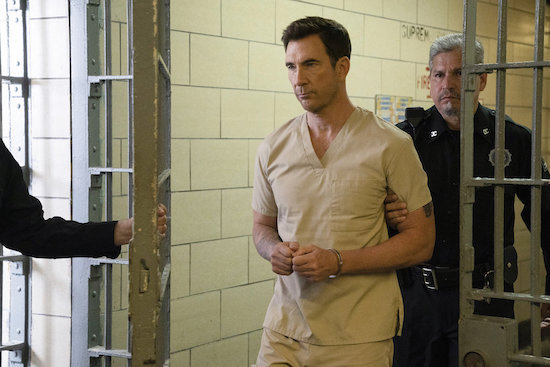 LAW & ORDER: ORGANIZED CRIME -- "The Man With No Identity" Episode 201 -- Pictured: Dylan McDermott as Richard Wheatley -- (Photo by: Virginia Sherwood/NBC)