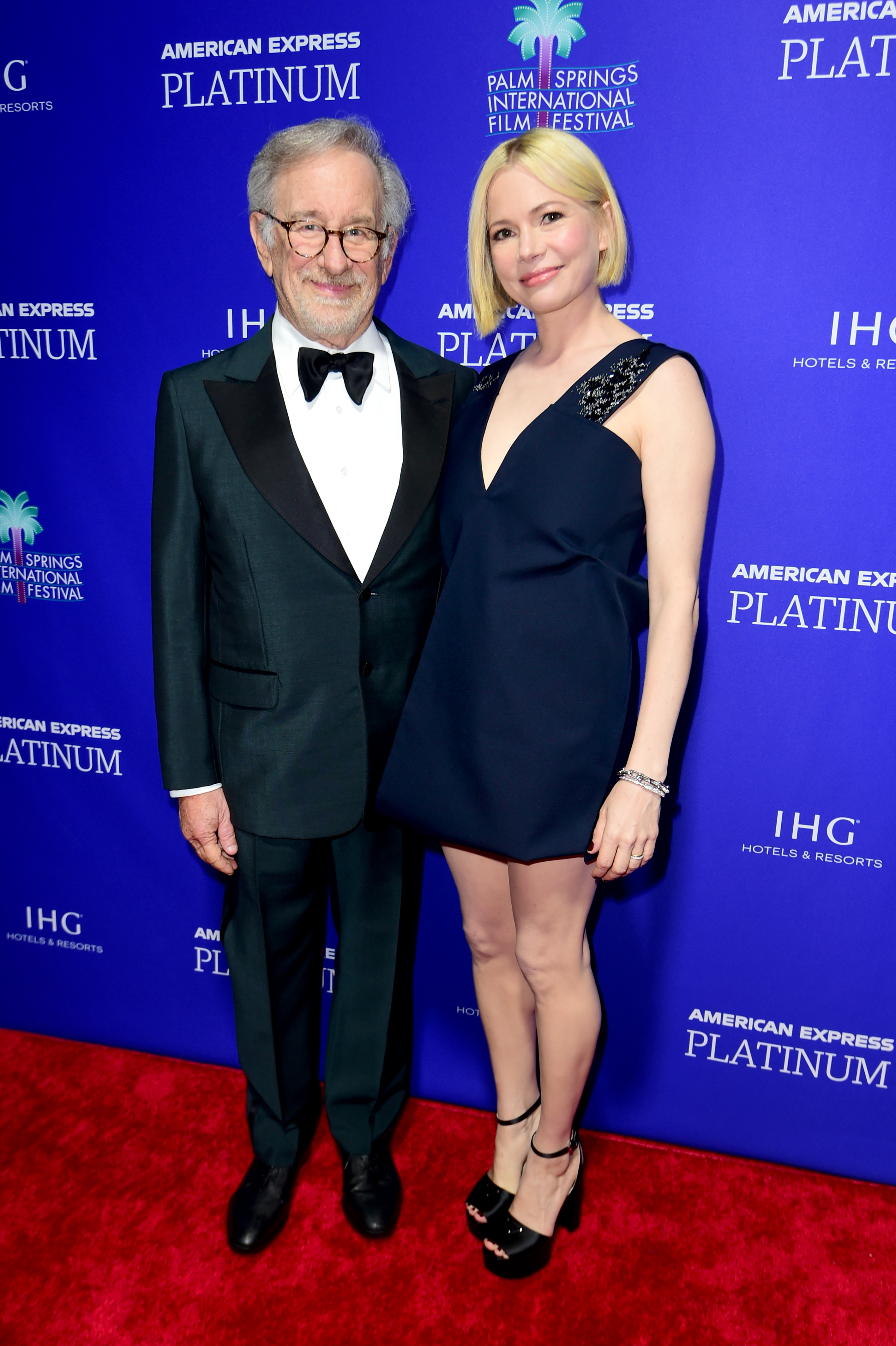 Steven Spielberg snd Michelle Williams