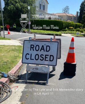 Monsters: The Lyle and Erik Menendez Story filming in Los Angeles