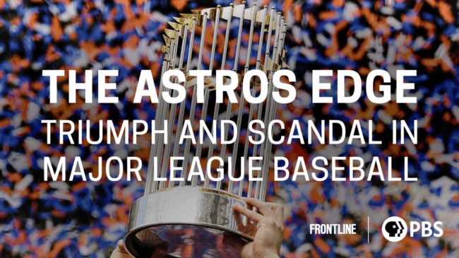 The Astros edge