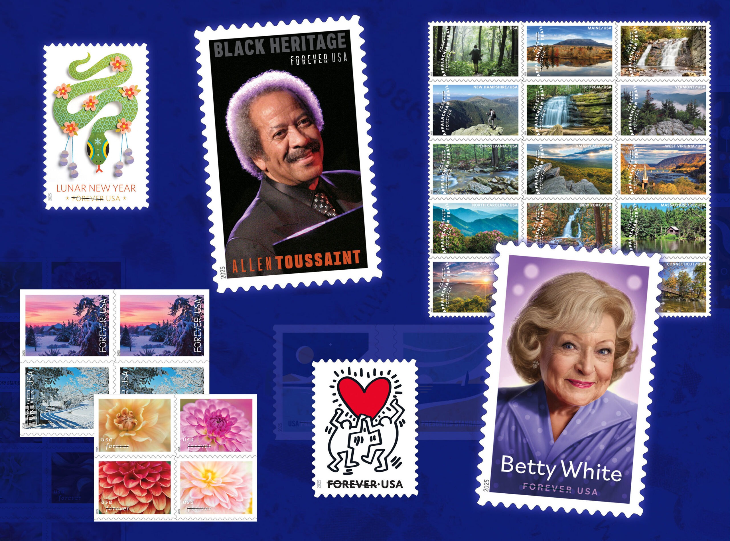 US Postal Service Stamps - Betty White