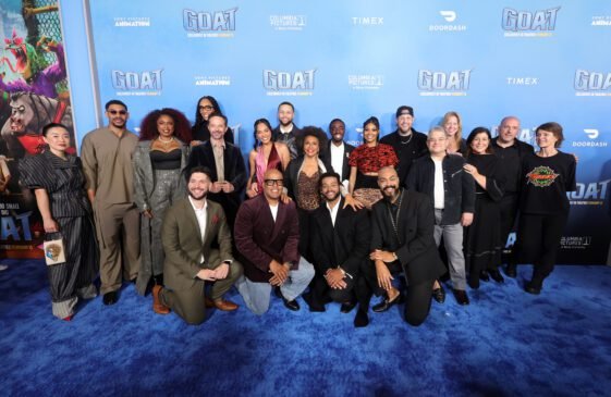 GOAT cast at GOAT Premiere