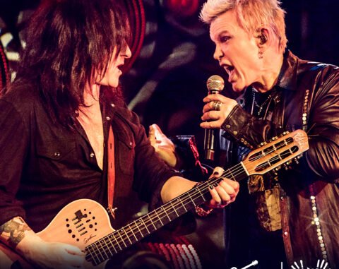 Steve Stevens and Billy Idol Rockwalk Inductees